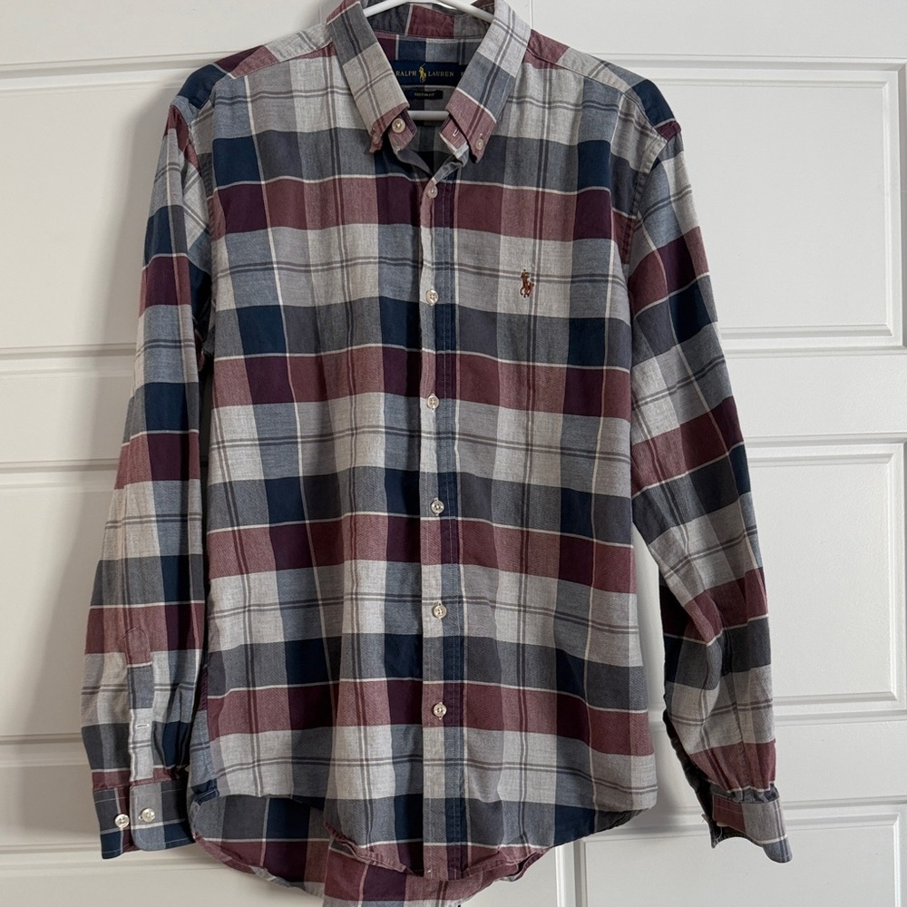 Polo Ralph Lauren Hunt Club Flannel Plaid Shirt - Picture 2 of 5